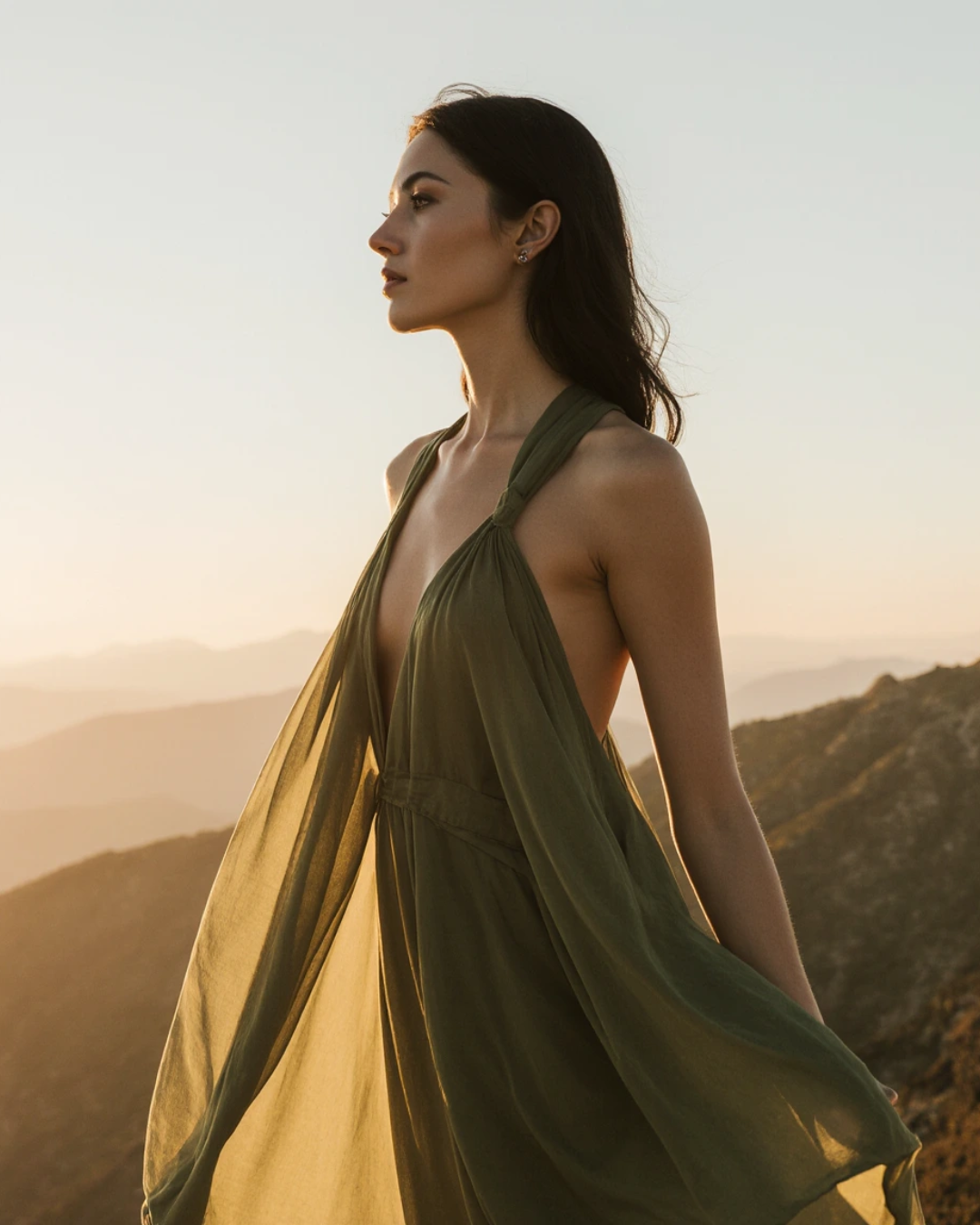 Woman in the nature
