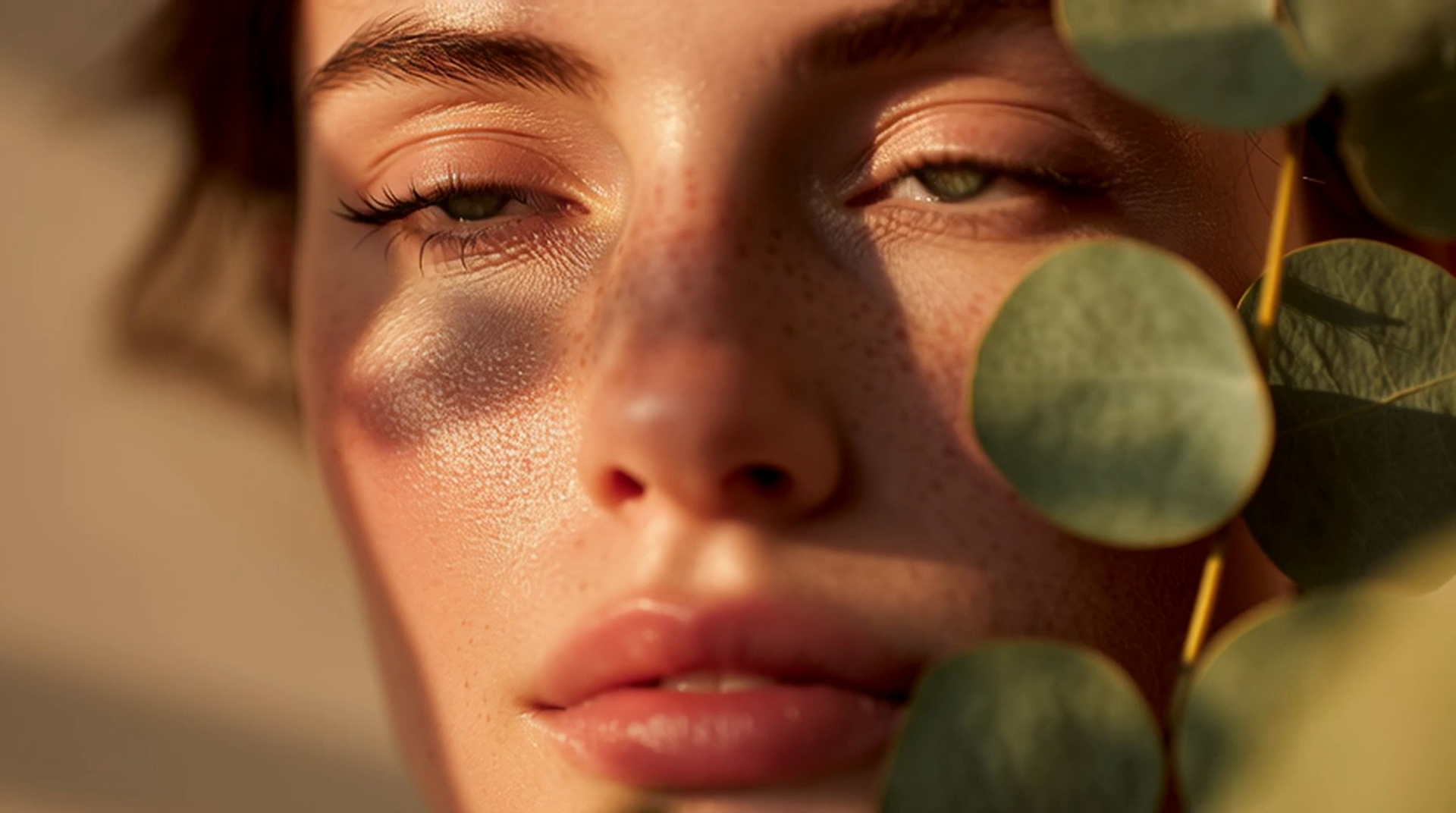 A woman in soft, natural light